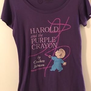 Harold and the purple crayon medium shirt